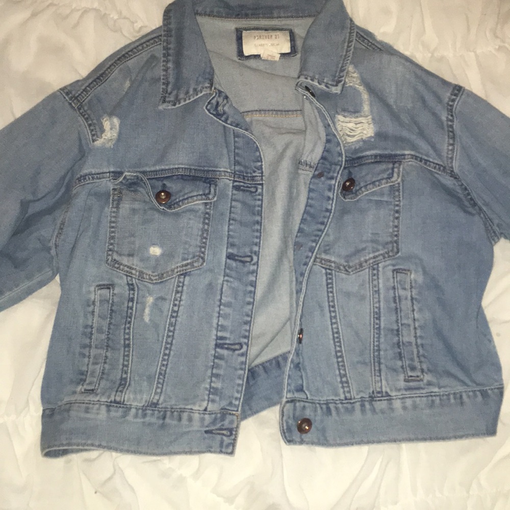 Destroyed Denim Jacket